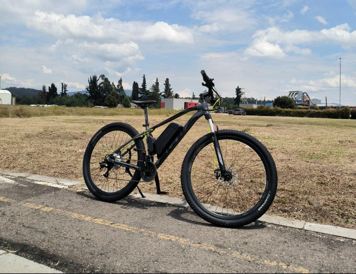 Electric scooter close-up